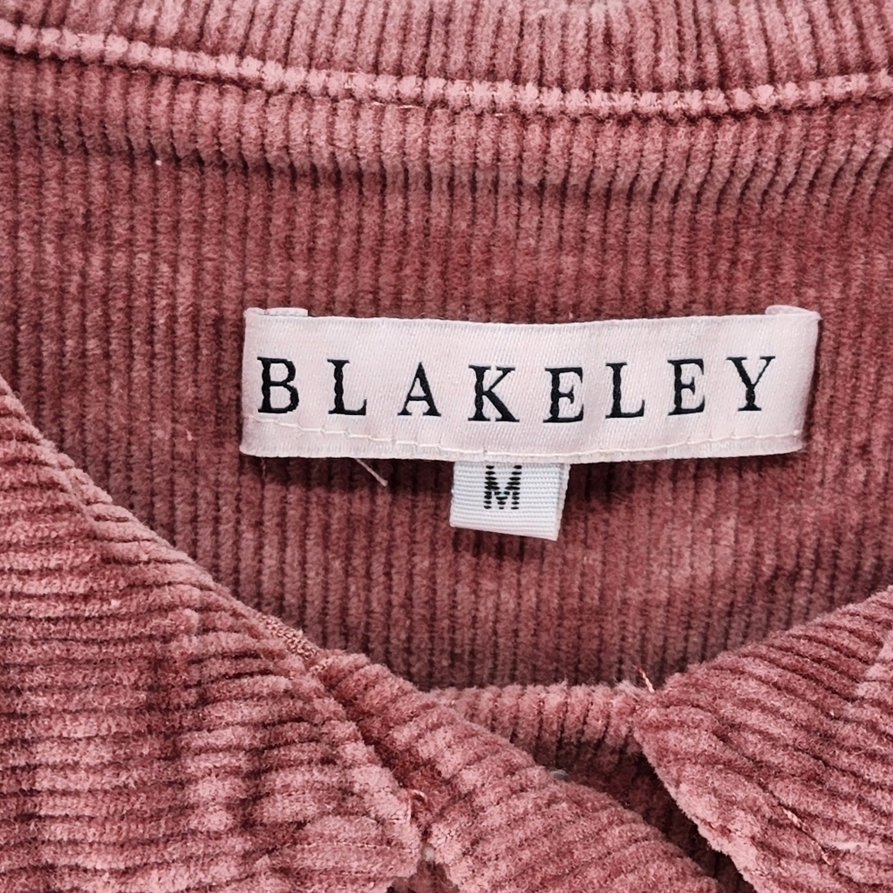 Blakely Women's Colbie Corduroy Frayed Hem Shaket - M - Picture 4 of 7